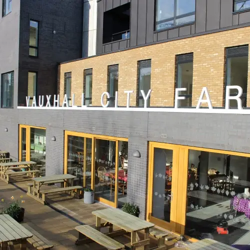 The Old Dairy Cafe at Vauxhall City Farm